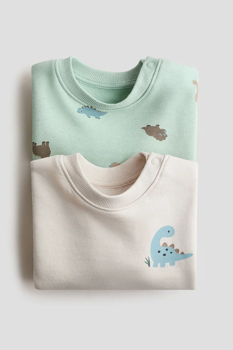 H&M 2-pack printed sweatshirts